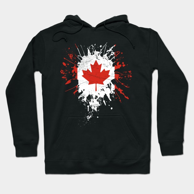 Canada Flag Hoodie by Mila46